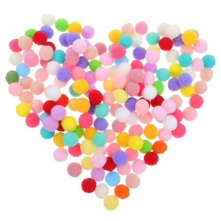 S0b0288b0db7a42c096a4e59a5bc9e0f3Q 1000 Pcs Plush Ball Accessories Colorful Elastic Polyester DIY Craft Kids Toy Safe Soft No Odor Sewing Buttons