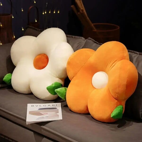 High Quality PP Cotton/Plush Daisy Flower Pillow 40x45CM 5 Colors Pillow Cushion Sunflower Shape Throw Pillow Plush Toys
