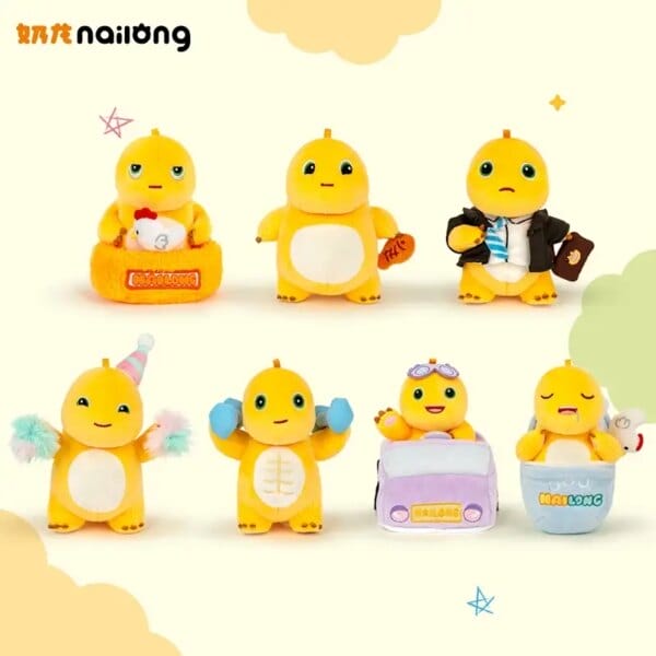 Kawaii Nailong Milk Dragon Plush Toy Soft Sofa Cushion Cartoon Stuffed Animals Dinosaur Plushie Room Decor Kids Birthday Gift