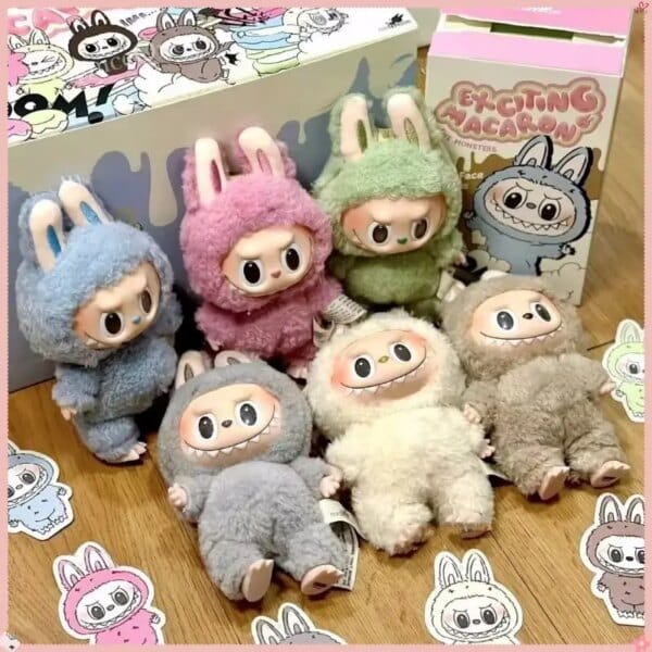 Original Labubu Blind Box Kawaii Monster plush Toy Vinyl Face Doll Model Toy Keychain Toy High-Quality Decorations surprise Gift