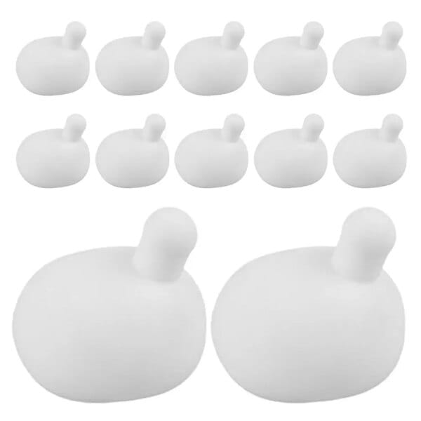 20 Pcs Plush Toy Reed Insert Bubble Blowing Liner Silicone Squeeze Making Props