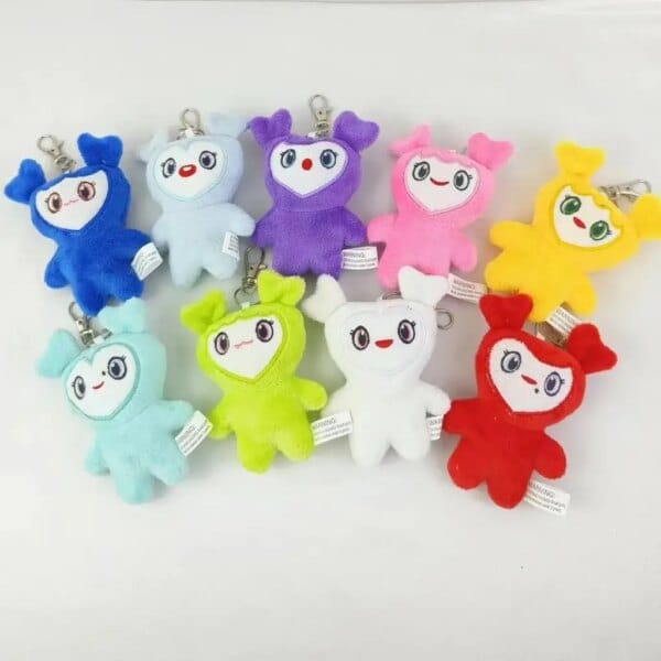 9PCS/lot Lovelys Plush Korean Super Star Plush Toy Cartoon Animal TWICE Momo Doll Keychain Pendant for Fans Girls Birthday Gifts