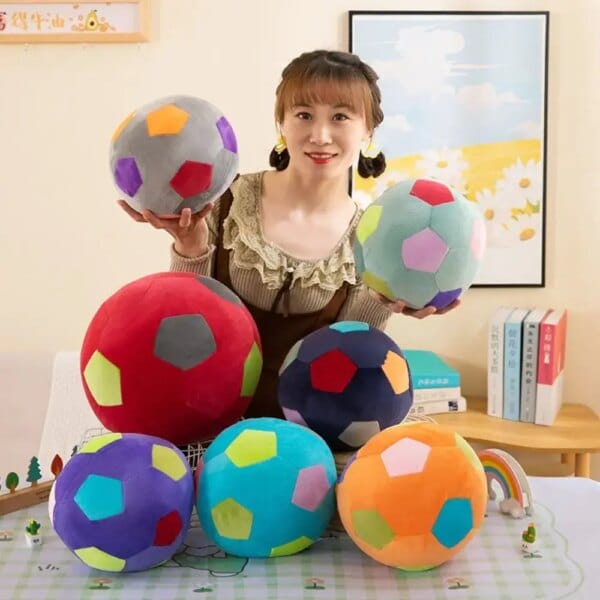 Simulation Basketball Plush Toy High Quality Stuffed Sports Ball Stuffed Doll 22cm Funny Football Pillow Friends Birthday Gifts