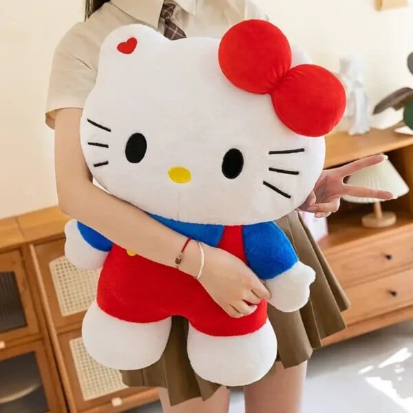 20/40cm Hello Kitty Plush Dolls Sanrio Plush Toys Kawaii Cute Stuffed Animal Plushie Ragdoll Home Decor Gift for Girls Birthday