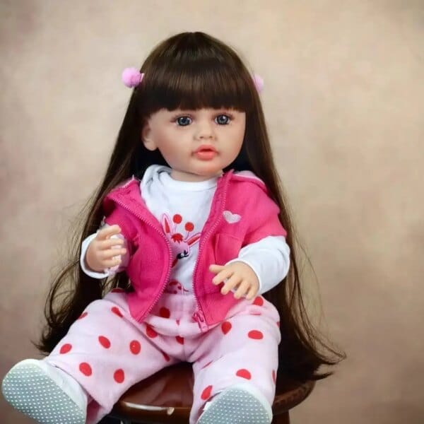 Waterproof Girl Doll 55 cm Reborn Baby Full Silicone Body Looks Like Princess Toys Birthday Gifts For Child