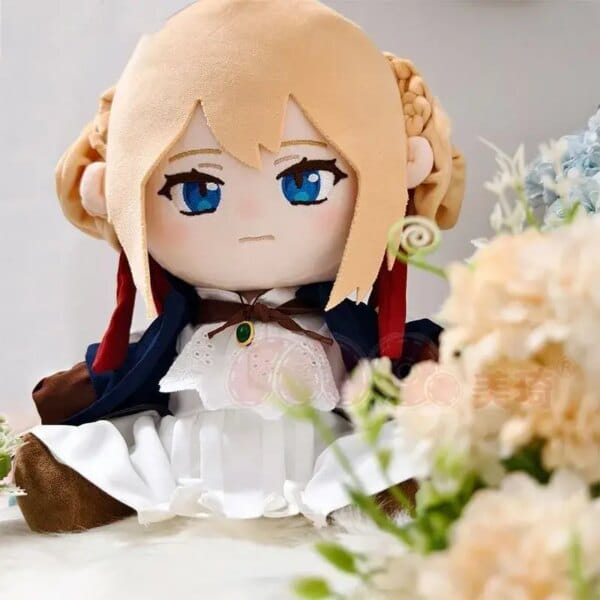30CM Anime Violet Evergarden Cosplay Plush Doll Cute Violet Dress Up Cotton Doll Stuffed Pillow Change Clothes Toys Kids Gifts
