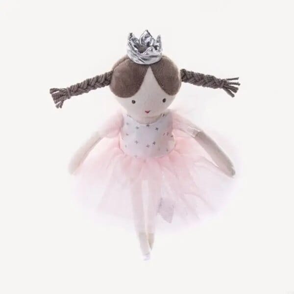 F1CB Long-legged Ballet Girl Plush Babies Toy Plush Toy Little Girl Stuffed Appease Sleeping Toy for Babies