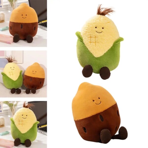 Food Stuffed Toy Creative Cute Decorative Kawaii Decoration Soft Toy for Living Room Bedroom Birthday Party Boys Girls Children
