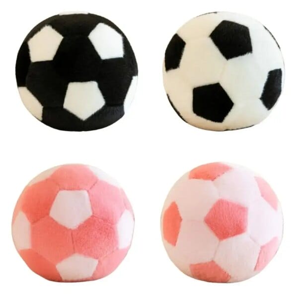 Lovely Ball Shape Soccer Ball Throw Pillow Soft Funny Football Plush Toy Ins Stuffed Kids Playing Supplies