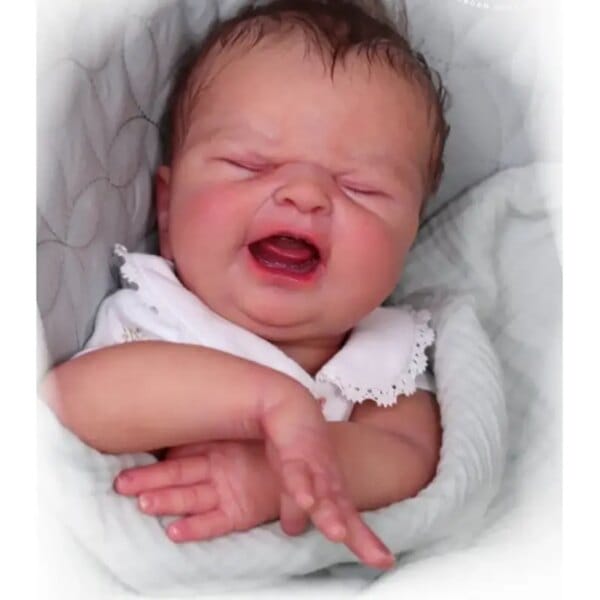 19inch Unfinished Reborn Doll Kit MARIA "BABY'S FIRST CRY" Unpainted Reborn Kit with Cloth Body