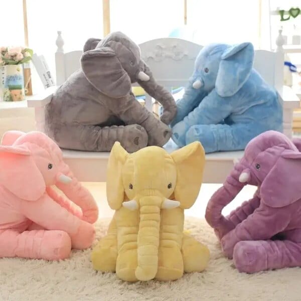 40cm Stuffed Elephant Animal Plush Toy Stuffed Plushies Soft Cute Cuddly Pillow Cushion Stuff Dolls for Children Kids Women Gift