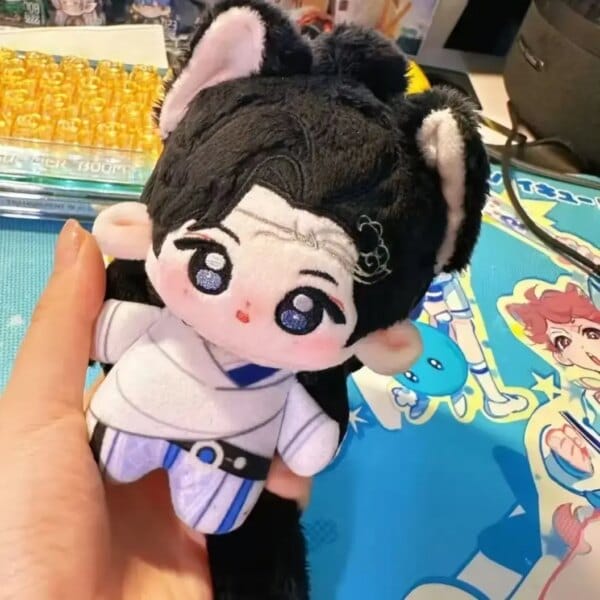 4 inch Chn Style Cheng Yi Starfish Doll Stuffed Plush Wang Quan Fu Gui Cute Handsome Anime Keychain Fans Star Periphery Gift Toy