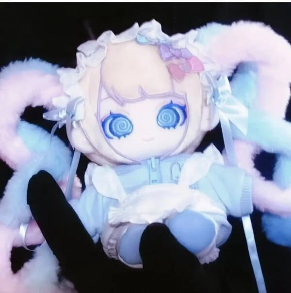 20cm Game NEEDY GIRL OVERDOSE KAnge Anime Figures Plush toys Adorable Soft Pillow Plush Plushies Doll Toy For Kids Gifts
