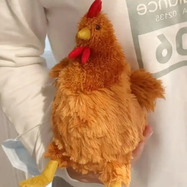 Creative Simulation Funny Plush Chicken Toys Cute Soft Stuffed Chicken Home Room Decor Dolls For Kid Birthday Christmas Gifts