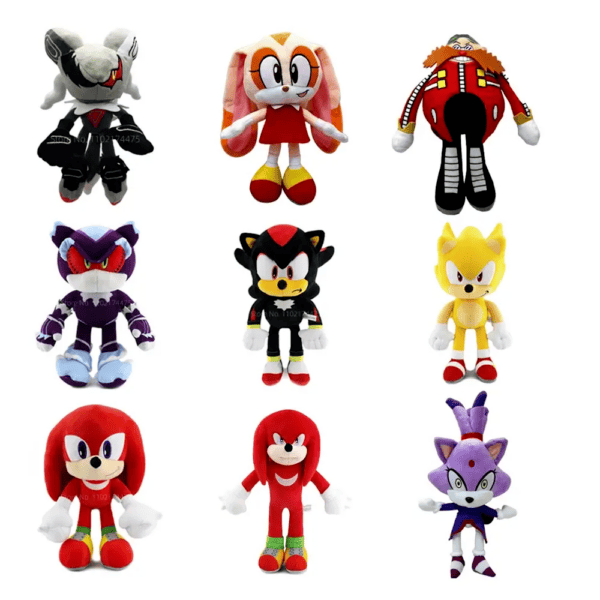 30cm Sonic Plush Toys Anime Cartoon Game Dolls