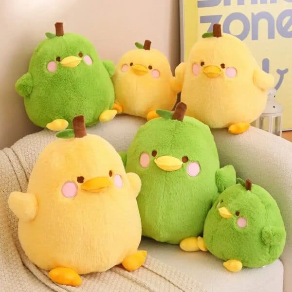 3d Eyes Pressing Music Duck Plush Toy Simulation Hairy Duck Plush Toy Stuffed Cute Yellow Duck Plush Doll Children