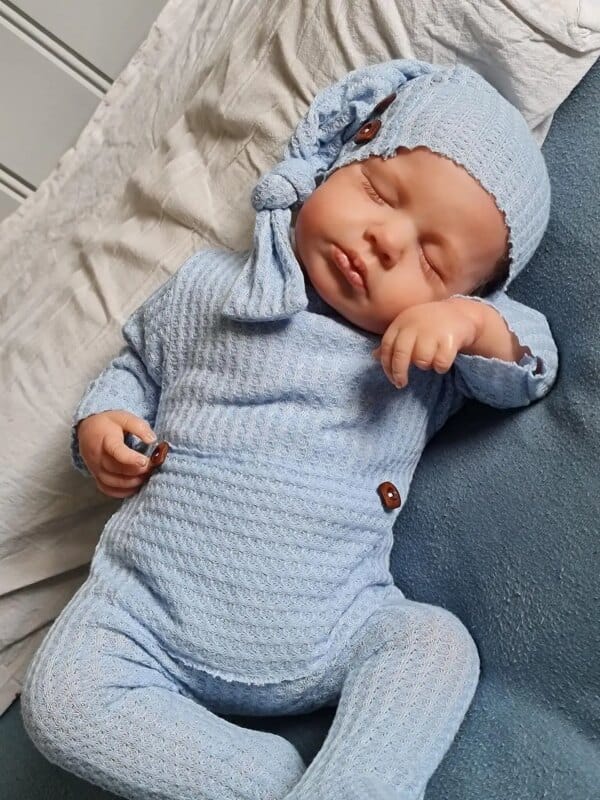 Full Silicone Baby Reborn Soft Vinyl Girl Boy Body Sleeping Doll Painted Soft Touch For Kid's Gift Muñecas Reborn Birthday Gift