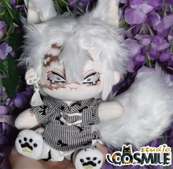 Original Anime Wind Kaze Oni Ghost Hunter Stuffed Plushie Plush 20cm Doll Body Skeleton Toy Gift Sa