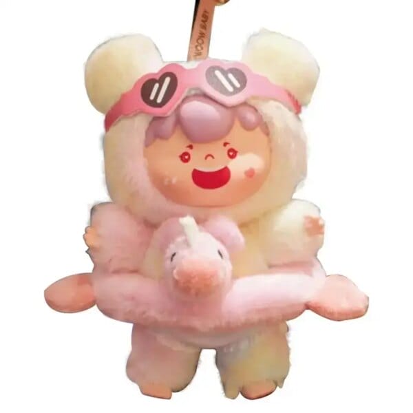 Anime Plush Cute Cartoon Animal Stuffed Toy Collectible Dolls Keychain Decoration Hangable Ornament For Living Room Bedroom