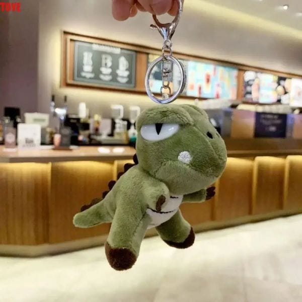 Plush Pendant Animal Dolls Cartoon Doll Stuffed Animals Dinosaur Plush Keychain Plush Keyring Stuffed Toys Backpack Pendant