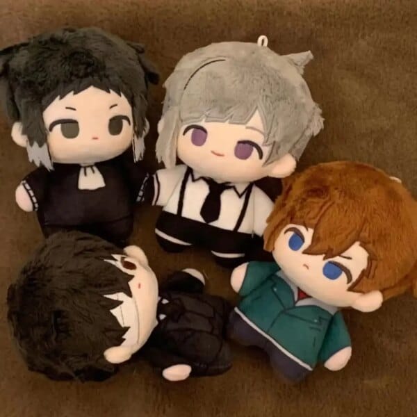 10cm Bag Pendants Anime Bungou Stray Dogs Dazai Osamu Nakajima Atsushi Akutagawa Ryunosuke Nakahara Chuuya Starfish Gift Toys
