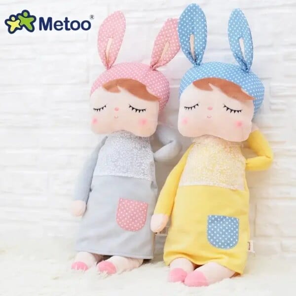 Metoo Angela Plush Toys Mermaid Princess Ballet Dancer Pink Rabbit Elk Plush Doll Stuffed Animal Collectible Toys