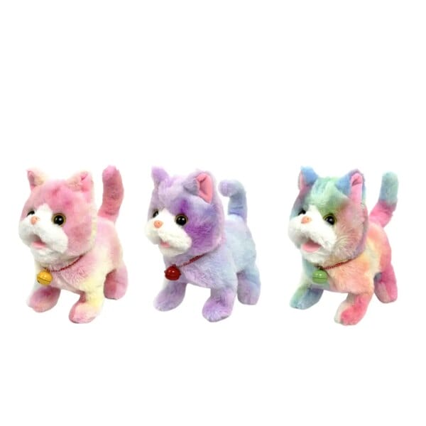 Electric Plush Toy Cat Cute Lovely Plush Toy for Bedtime Friend Party Favor