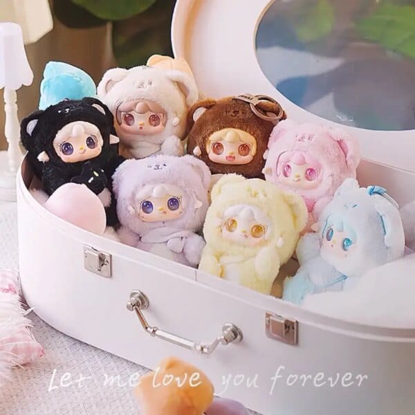 Yooki 4th Generation Blind Box Take A Bit Small Bear Series Plush Toys Exquisite Doll Keychain Backpack Pendant Mystery Box Gift