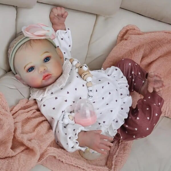 48cm Realistic Reborn Baby Dolls Full Body Silicone Alive Girl Already Finished Lifelike Painted Toddler Newborn Doll Toy Gifts