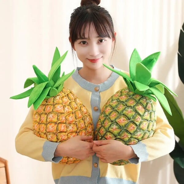 Simulated Pineapple Fruit Pillow Stuffed Plush Toy Birthday Gift