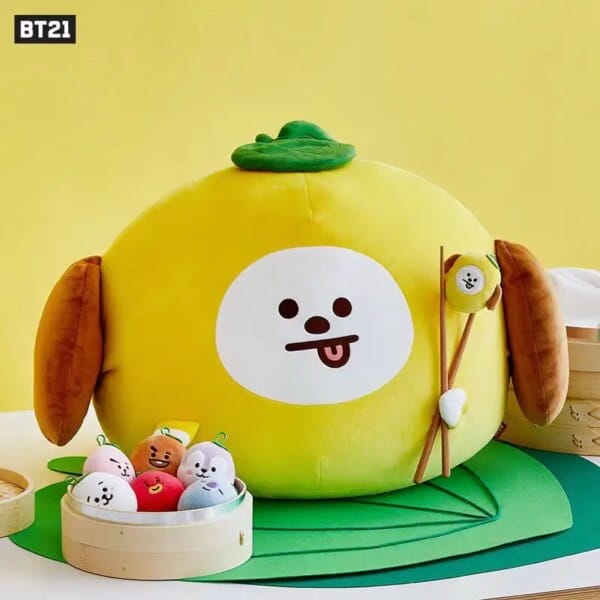 Line Friends BT21 CHEWY CHIMMY Series Cute Doll Plush Doll Pillow Interior Decorations Gifts Toy Collection for Kids