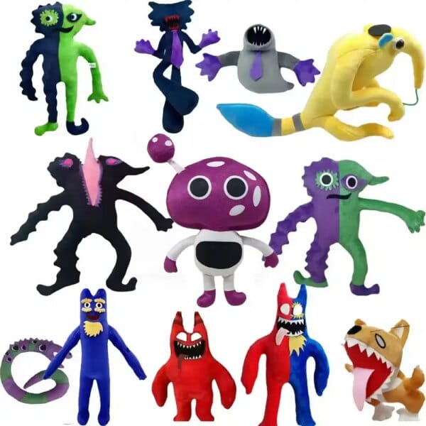 Garden Of Banban Flumbo Jester Sir Dadadoo Syringeon Plush Toy Blue New Garden Of Banban Evil Mascot Doll Ban Ban Stuffed Animal
