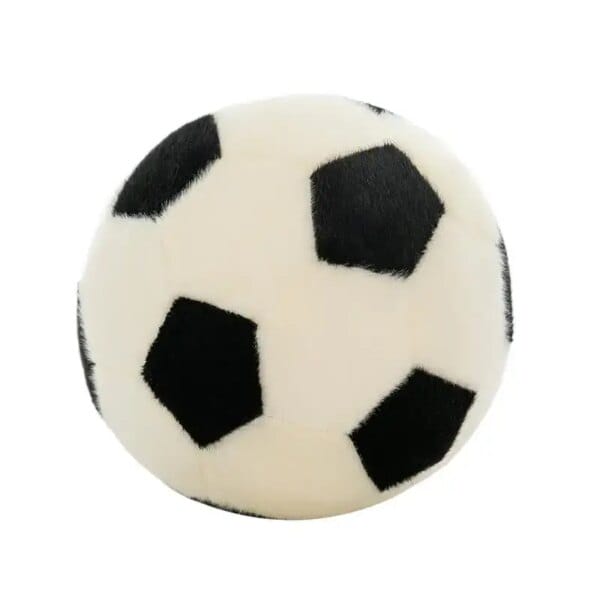Plush Soccer Ball Sports Toy Room Decor 9.84 Inch Sports Soccer Pillow Soft Stuffed Soccerball Decor For Kids Boys Girls Birthda