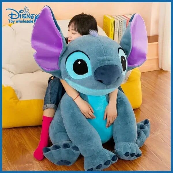 Disney Large Size Lilo&stitch Plush Stuffed Doll Kawaii Animal Cartoon Couple Sleepingpillow Softmaterial Toy For Kids Girl Gift