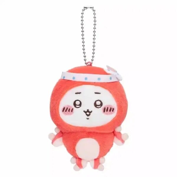 japanese-style couple cute new anime trend octopus series toy plush hanging item octopus girl doll hanging decoration style gift