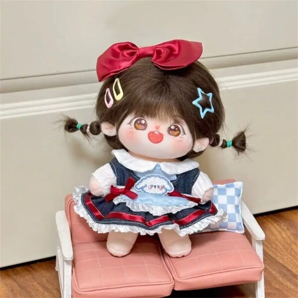 Replacement Outfit 20CM Cotton Doll Clothes Princess Dress Sweet Skirt Stuffed Doll Plush Suit Toy Accessories Cartoon