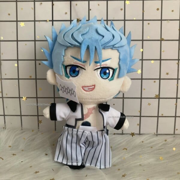 20cm Lovely Grimmjow BLEACH Doll Cartoon Stuffed Animal High Quality Grimmjow Figure Plush Toy Collect Doll Birthday Gifts Boy